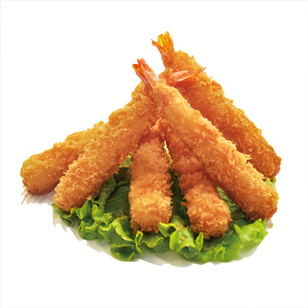 601. Ebi tempura Crevettes panées