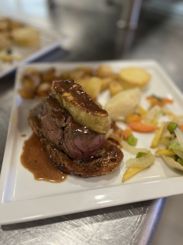 Pavé du rumsteck Façon Rossini