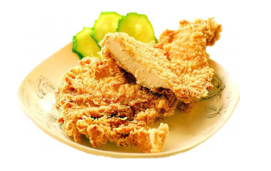 Poulet pané frit