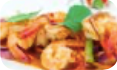 A22 Crevettes sauté au basilic