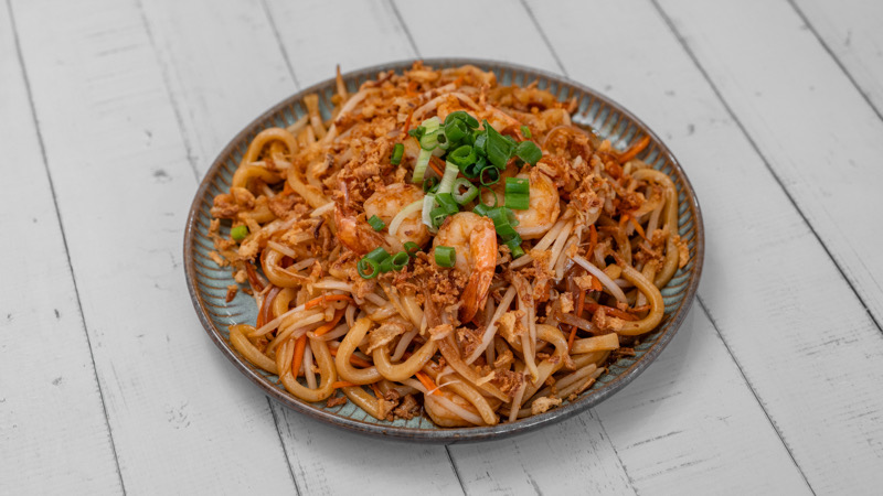 U3. Udon saute au crevettes