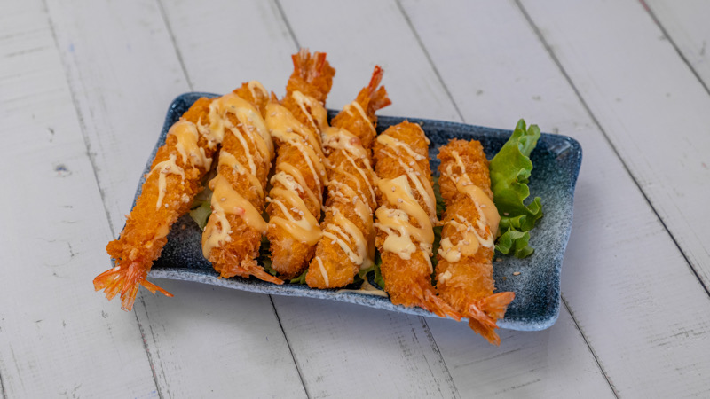 6. Crevettes tempura 6p