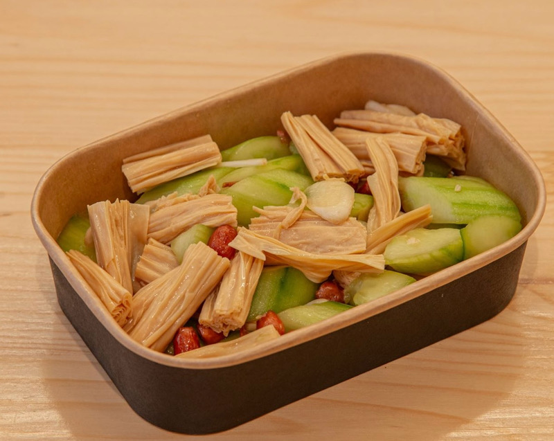 Mélange concombre Peau de tofu 黄瓜拌腐竹