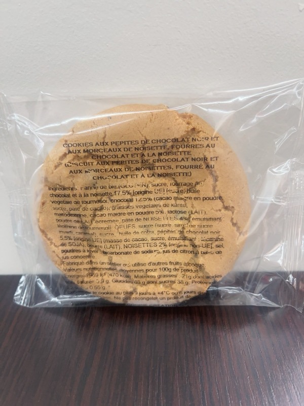 Cookie au chocolat 1pc