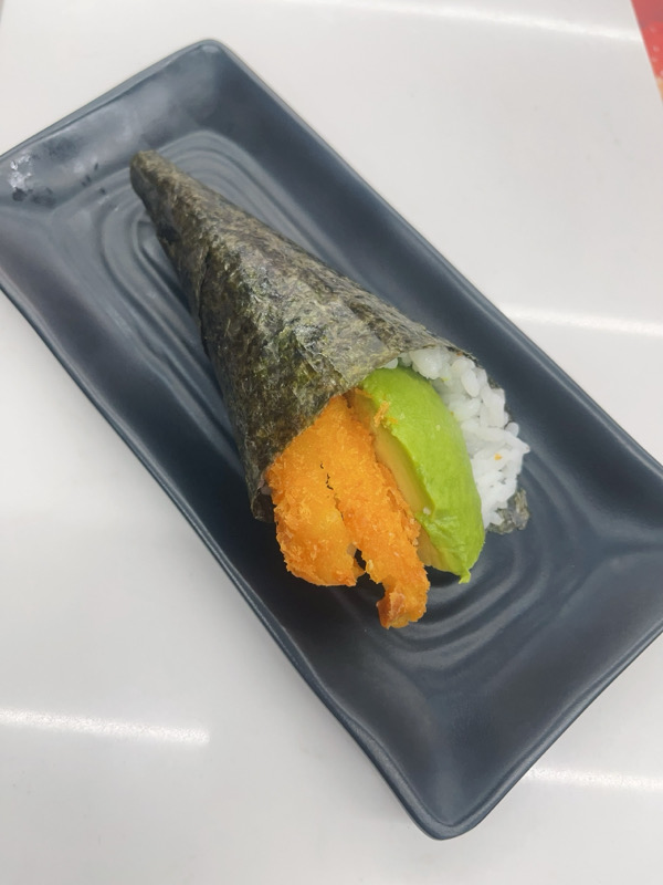 T3.Temaki tempura crevette avocat