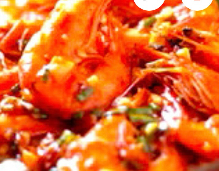 H10. Garnelen mit gegrilltem Knoblauch *acg