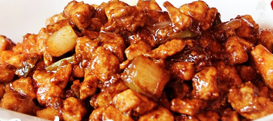 J5. Brathähnchen mit Sauce *a