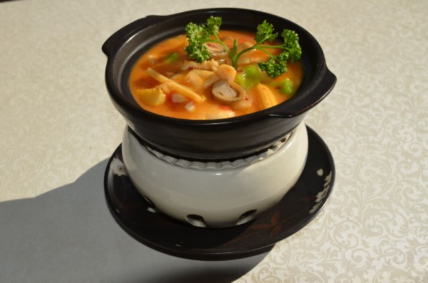 E4 Poulet sauté au lait de coco