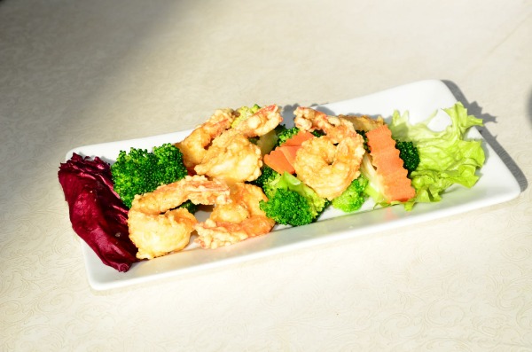 12. Crevettes sautées au brocolis
