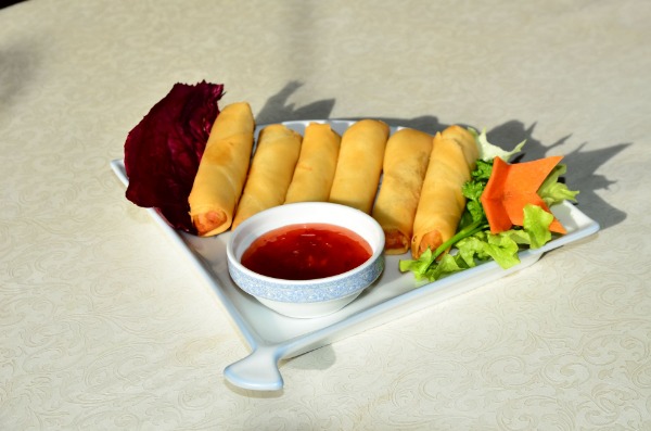 A13 Papillotes aux crevettes frites