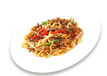130. Udon con carne