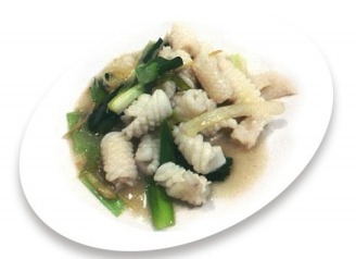 182. Calamari con zenzero e cipolline