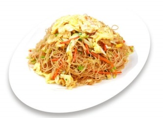 145. Spaghetti di riso con verdure
