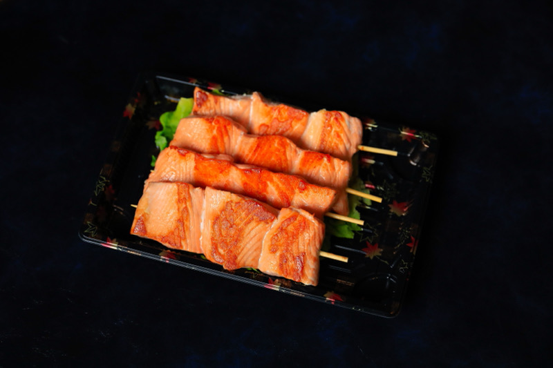 J21 brochettes saumon 4 pièce 