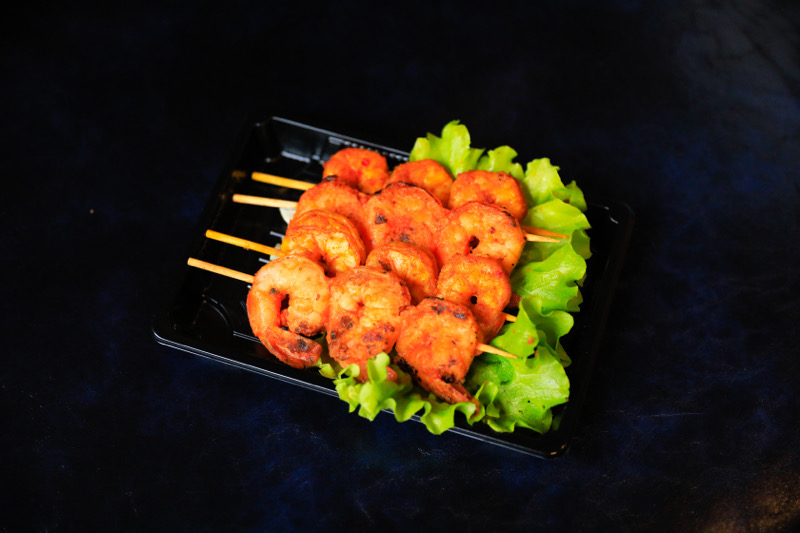 J22 brochettes crevettes 4 pièce 