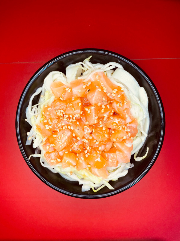 Salade de choux saumon