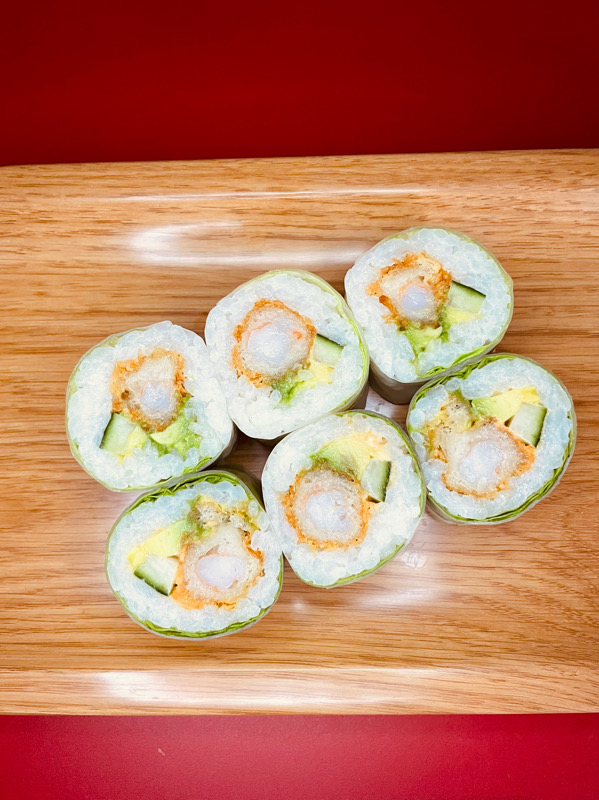 Spring Roll Crevette tempura avocat