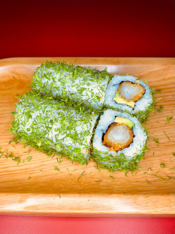 MIDORI ROLL Tempura crevette avocat