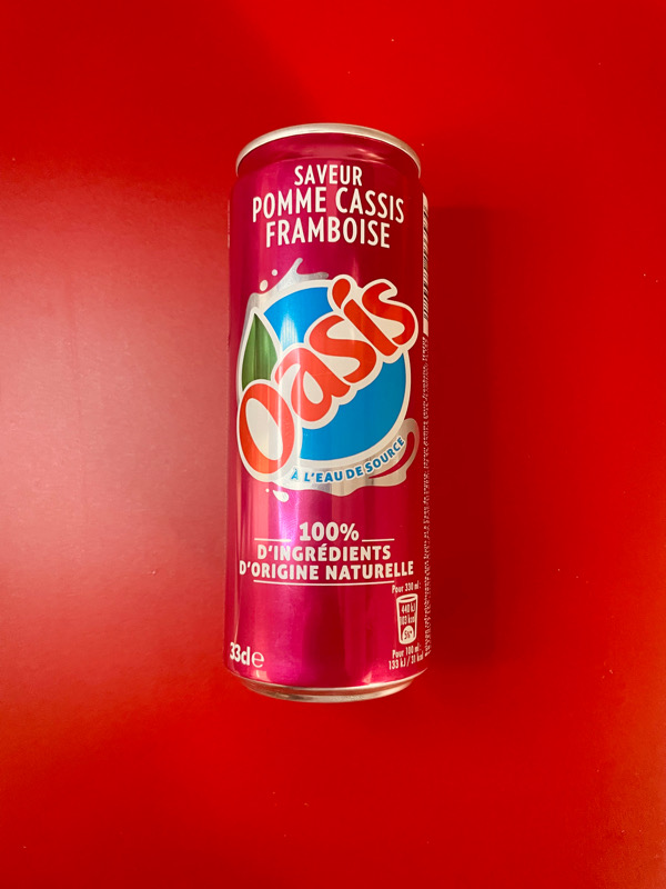Oasis pomme cassis framboise