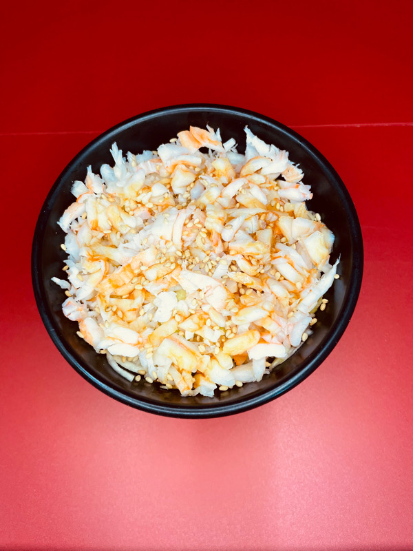 Salade de choux crevette