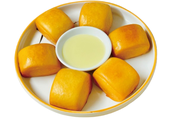 Mini golden fried buns