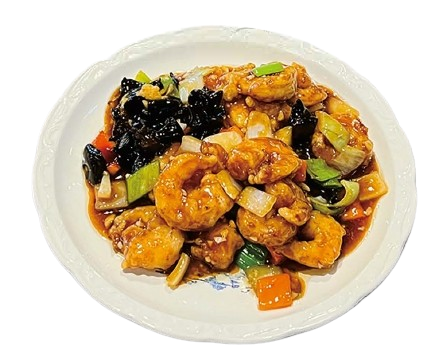 Shrimp fillet in soy sauce