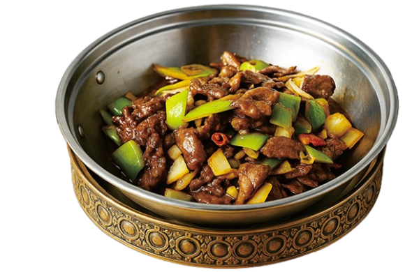 Wok-fried beef (choice of spicy or non-spicy)