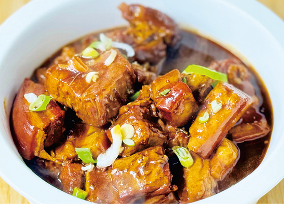 Braised pork belly
