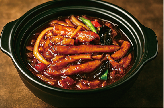 Braised eggplant in Yuxiang sauce