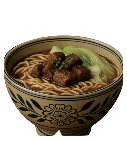 Soy-bean beef noodles (with plain noodles)