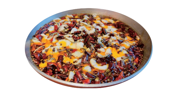 Boiled bass in spicy chili oil (with bones) 🌶🌶