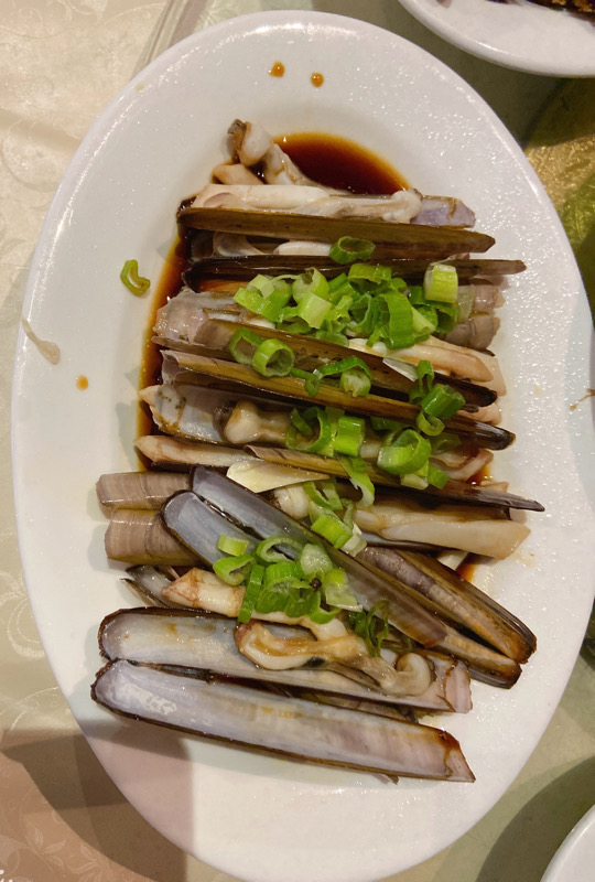葱油蛏子