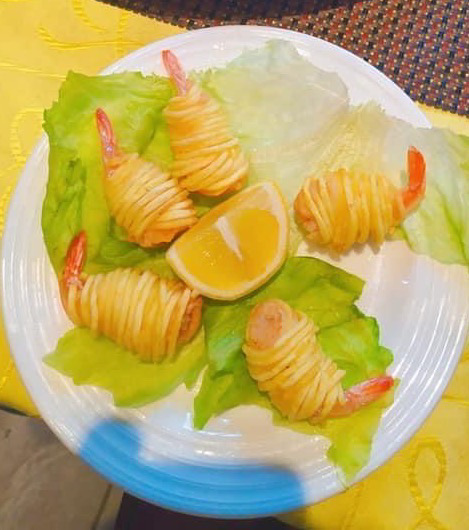 94C.PATATE INVOLTE GAMBERE FRITTE