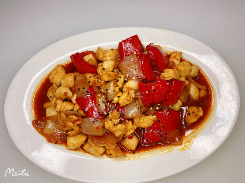 46A. POLLO IN SALSA AGRO-PICCANTE