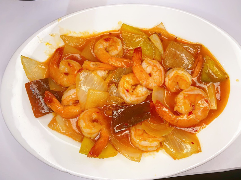 86. GAMBERI PICCANTE