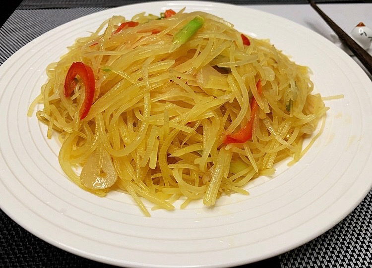 118.土豆丝 patate agro piccante