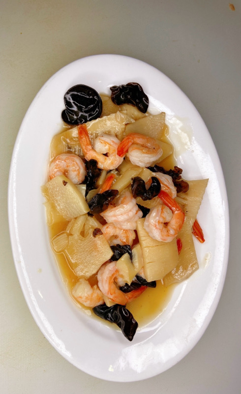 88. GAMBERI CON FUNGHI BAMBU