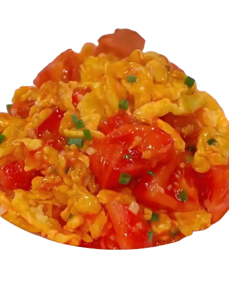 119.番茄炒蛋 uova saltato con pomodoro
