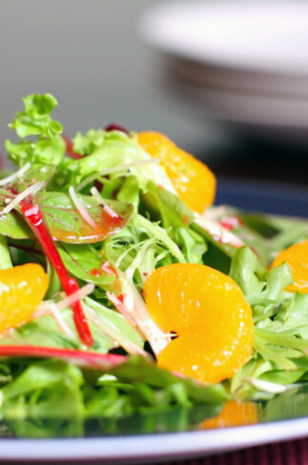 Salade de laitue à l’orange