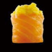 B4. Bignè di salmone e mango
