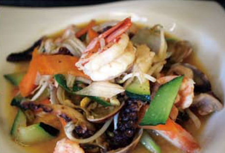 *68. Misto mare con verdure miste saltati