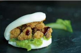 8D. Bao con pollo fritto