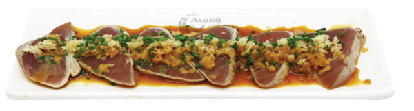 Top2. Tataki thon à l’huile de truffe