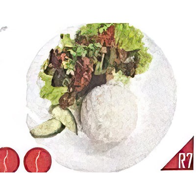 R7. Riz au poulet (épicé)