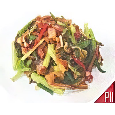 P11. Oreilles de cochon sautés aux piments