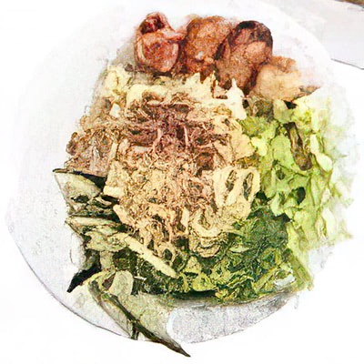 Bo bun végétarien (tofu) sans nems