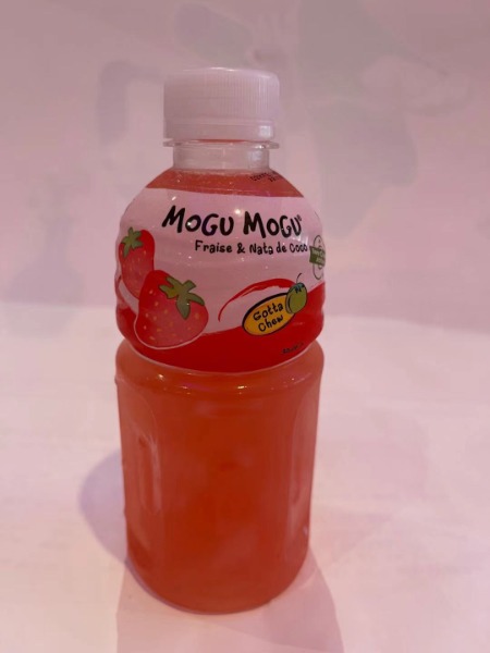 O1. Mogu Mogu blackurrant flavored drink
