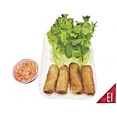 E1. Nêms au poulet (4 pièces)