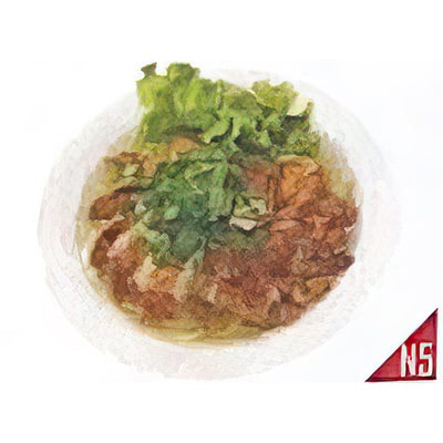 N5. Soupe de nouilles au canard laqué