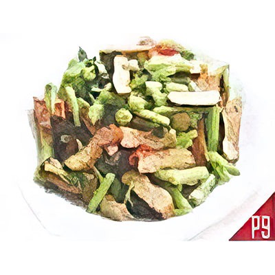 P9. Céleris sautés au tofu